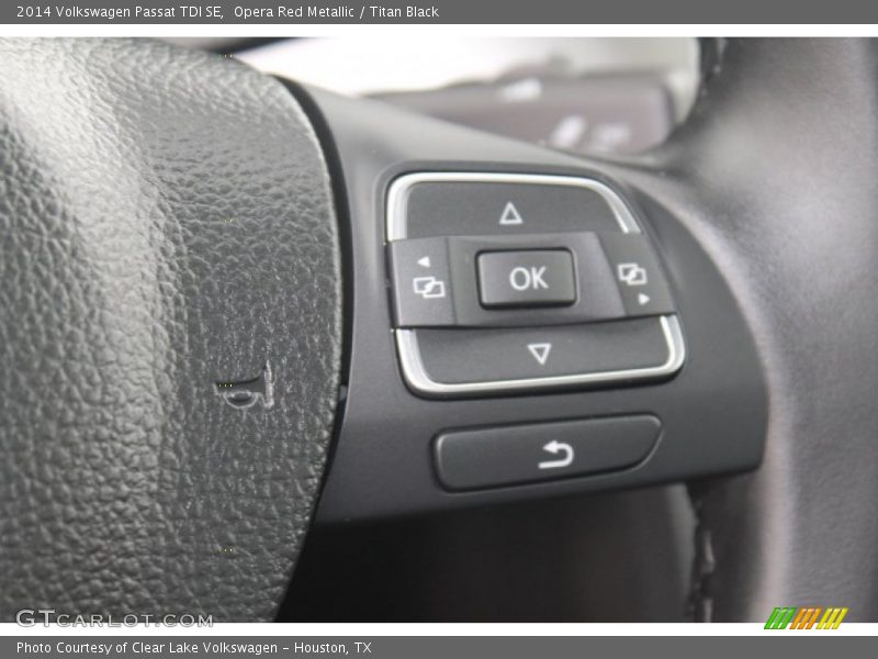 Opera Red Metallic / Titan Black 2014 Volkswagen Passat TDI SE
