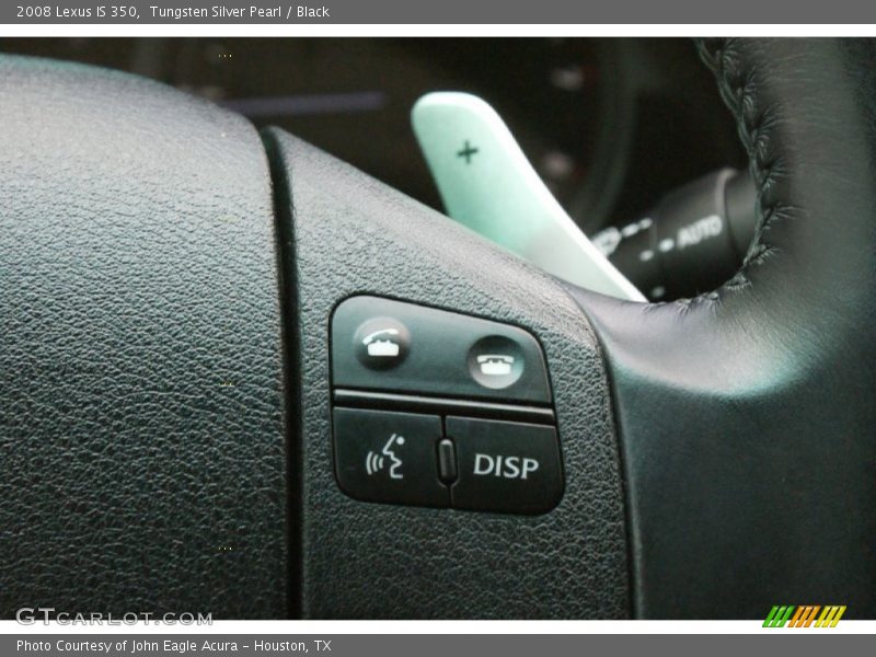 Tungsten Silver Pearl / Black 2008 Lexus IS 350