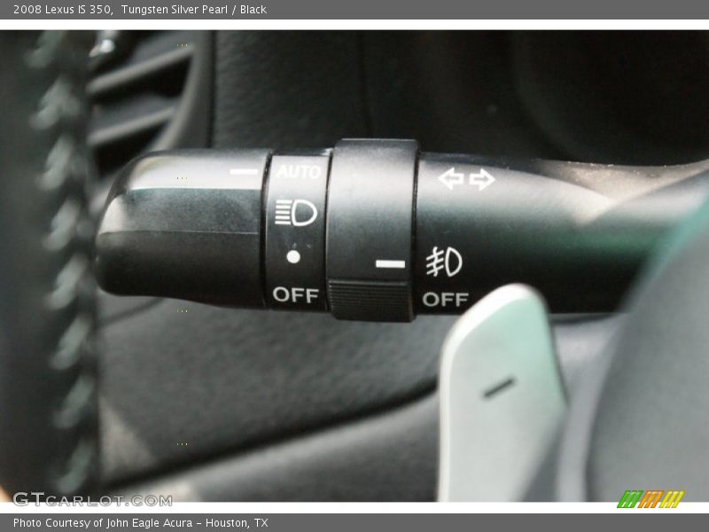 Tungsten Silver Pearl / Black 2008 Lexus IS 350