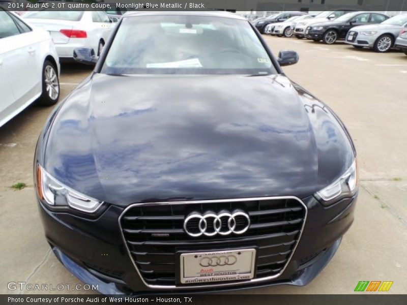 Moonlight Blue Metallic / Black 2014 Audi A5 2.0T quattro Coupe