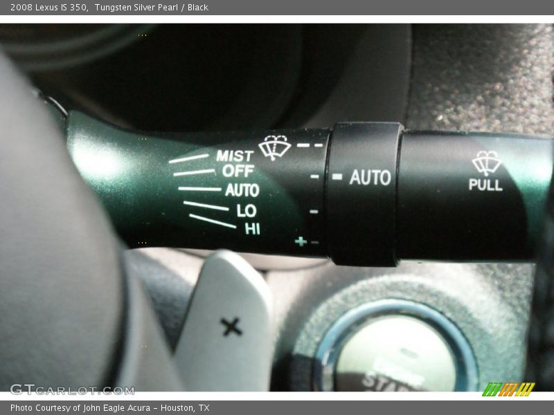 Tungsten Silver Pearl / Black 2008 Lexus IS 350