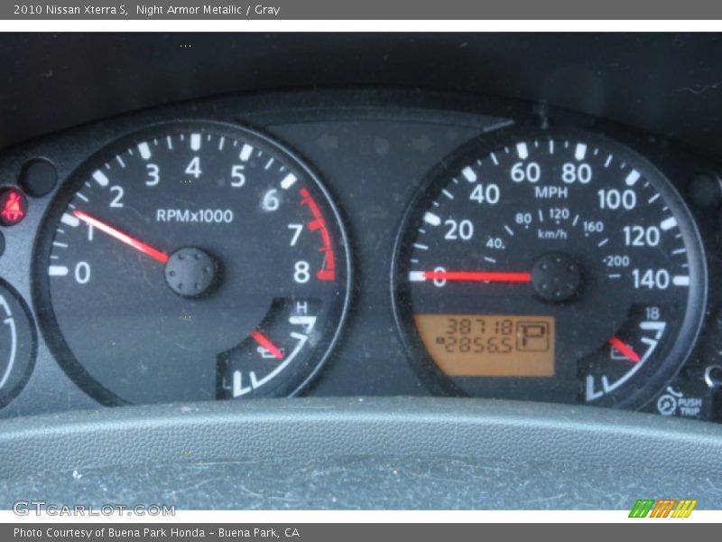 Night Armor Metallic / Gray 2010 Nissan Xterra S