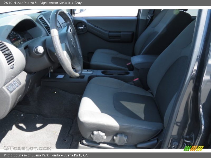 Night Armor Metallic / Gray 2010 Nissan Xterra S
