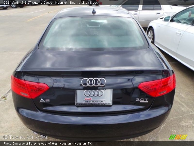 Moonlight Blue Metallic / Black 2014 Audi A5 2.0T quattro Coupe