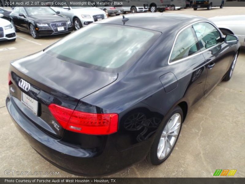 Moonlight Blue Metallic / Black 2014 Audi A5 2.0T quattro Coupe