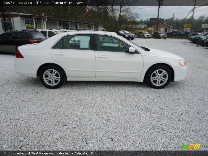Taffeta White / Ivory 2007 Honda Accord SE Sedan