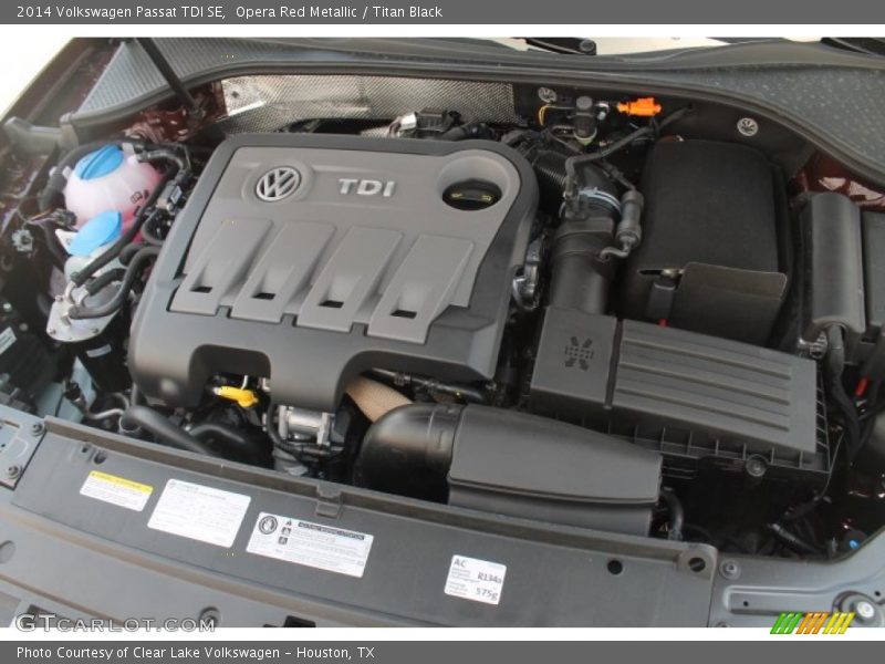 Opera Red Metallic / Titan Black 2014 Volkswagen Passat TDI SE