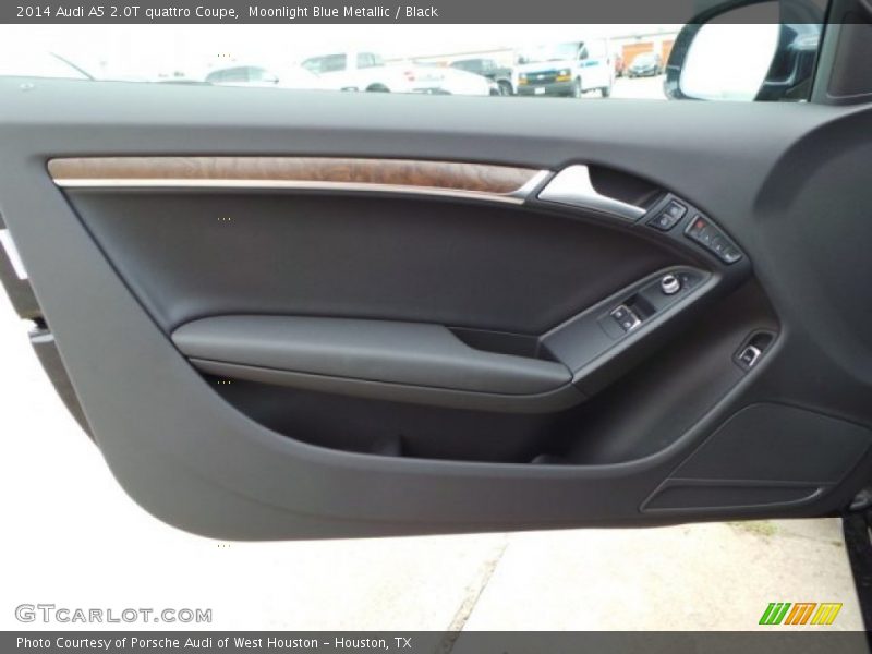 Moonlight Blue Metallic / Black 2014 Audi A5 2.0T quattro Coupe