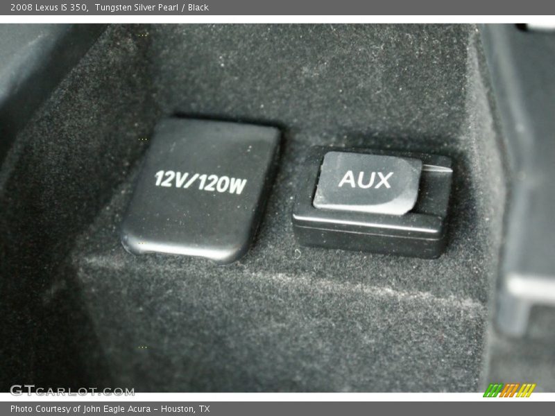 Tungsten Silver Pearl / Black 2008 Lexus IS 350