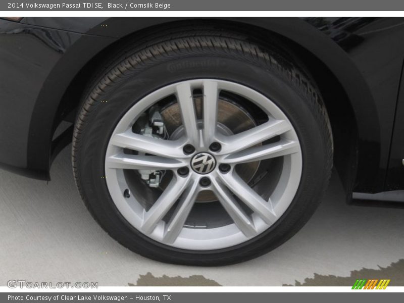 Black / Cornsilk Beige 2014 Volkswagen Passat TDI SE