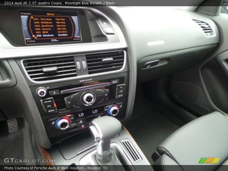Moonlight Blue Metallic / Black 2014 Audi A5 2.0T quattro Coupe