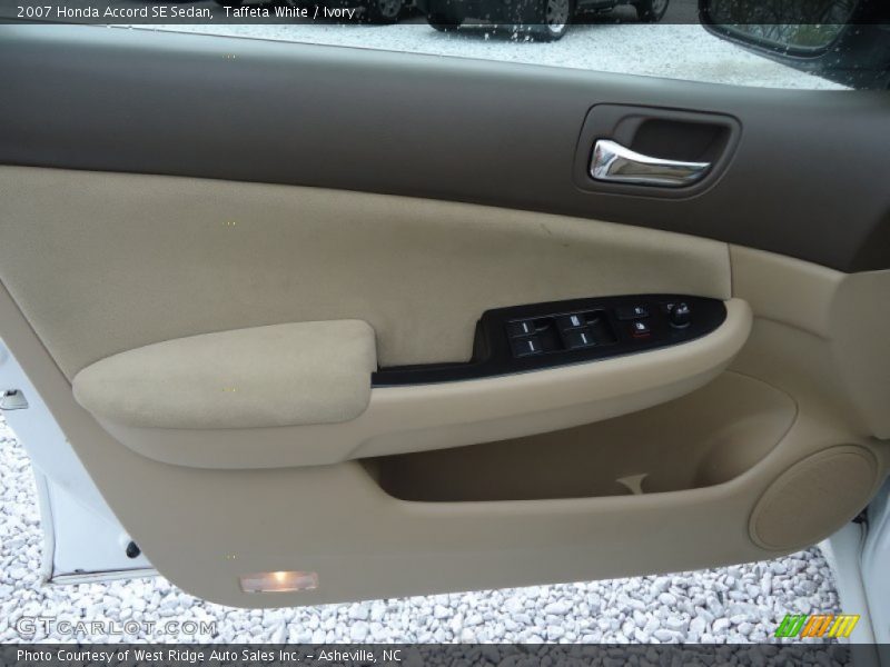 Taffeta White / Ivory 2007 Honda Accord SE Sedan