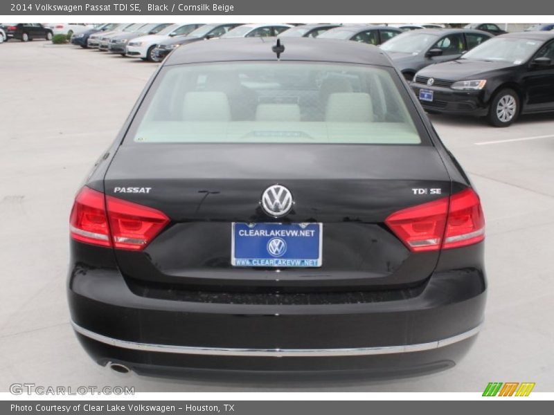 Black / Cornsilk Beige 2014 Volkswagen Passat TDI SE