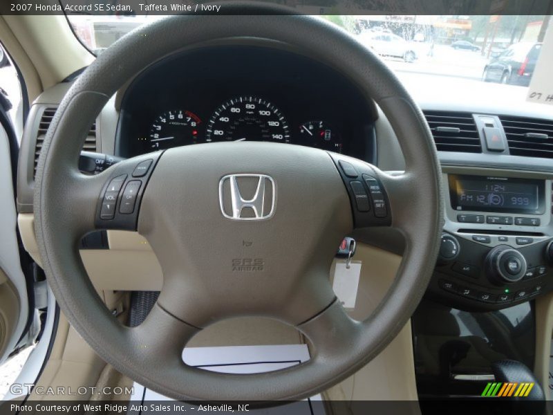 Taffeta White / Ivory 2007 Honda Accord SE Sedan