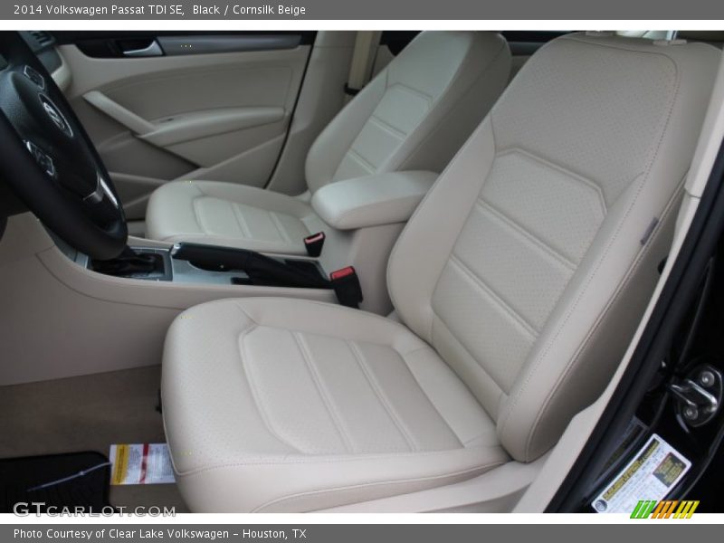 Black / Cornsilk Beige 2014 Volkswagen Passat TDI SE