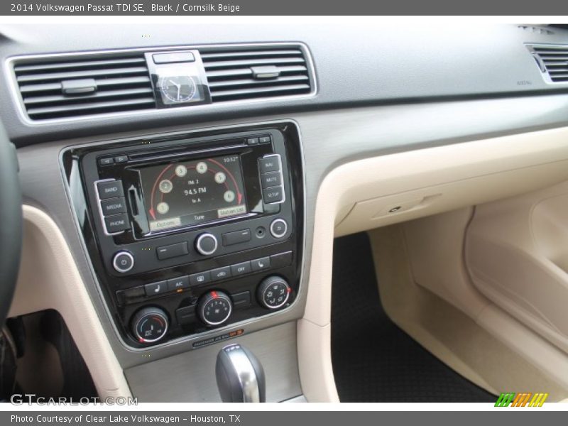 Black / Cornsilk Beige 2014 Volkswagen Passat TDI SE