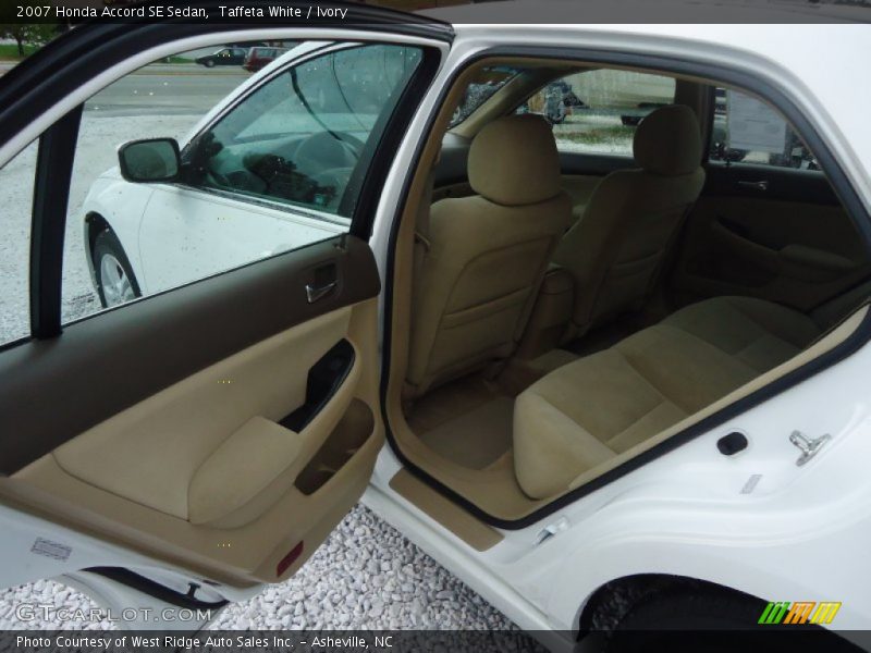 Taffeta White / Ivory 2007 Honda Accord SE Sedan
