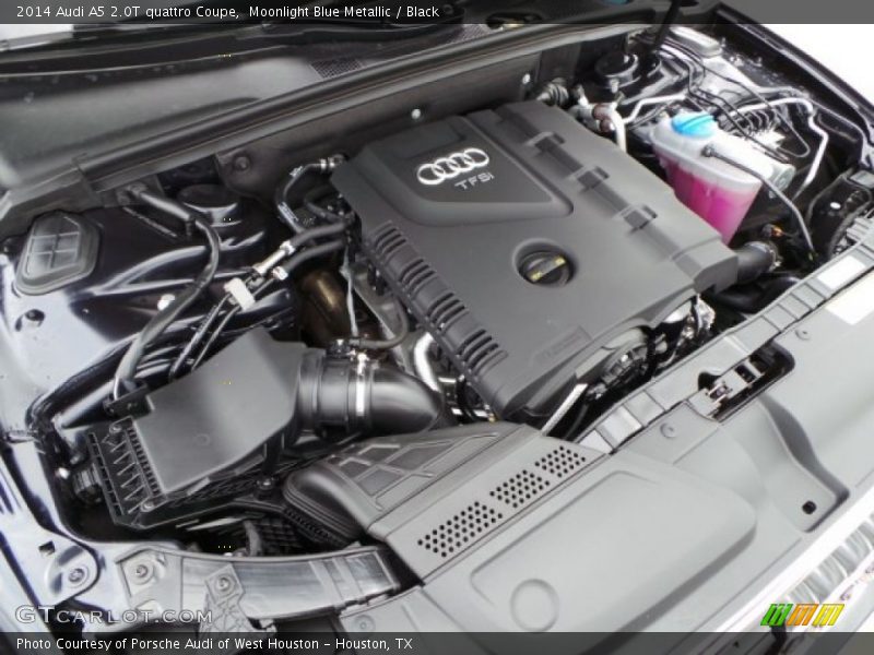 Moonlight Blue Metallic / Black 2014 Audi A5 2.0T quattro Coupe