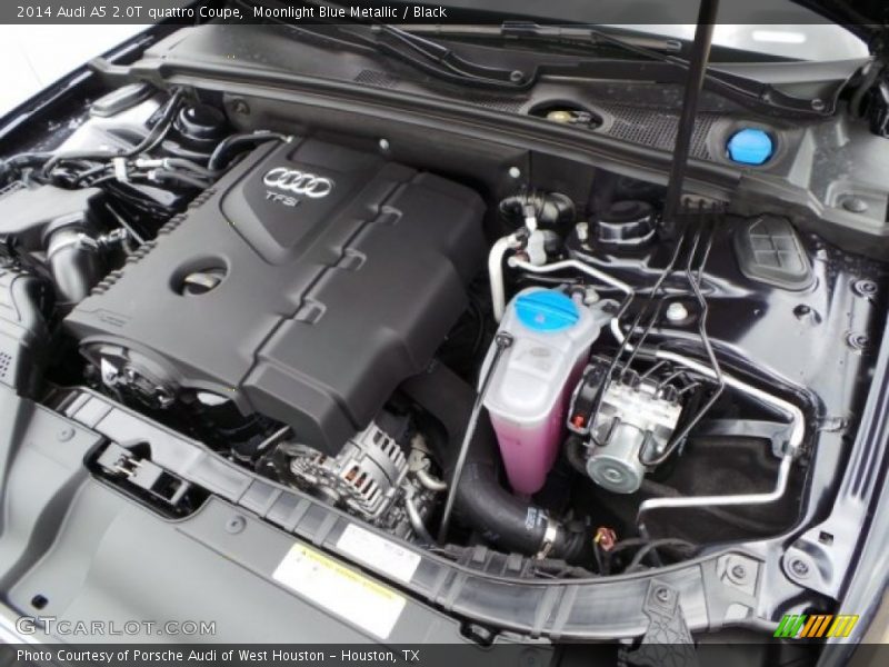 Moonlight Blue Metallic / Black 2014 Audi A5 2.0T quattro Coupe