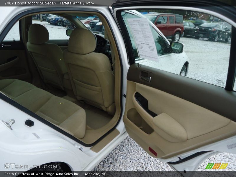 Taffeta White / Ivory 2007 Honda Accord SE Sedan