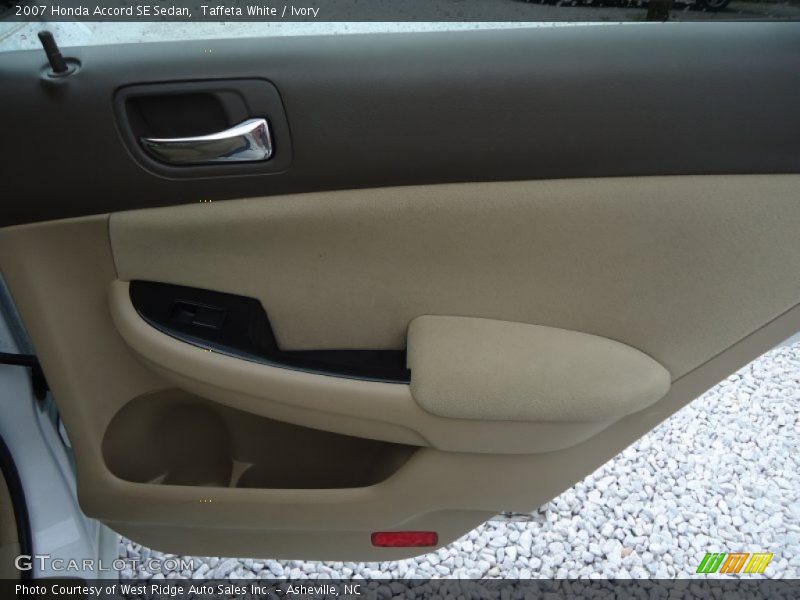 Taffeta White / Ivory 2007 Honda Accord SE Sedan