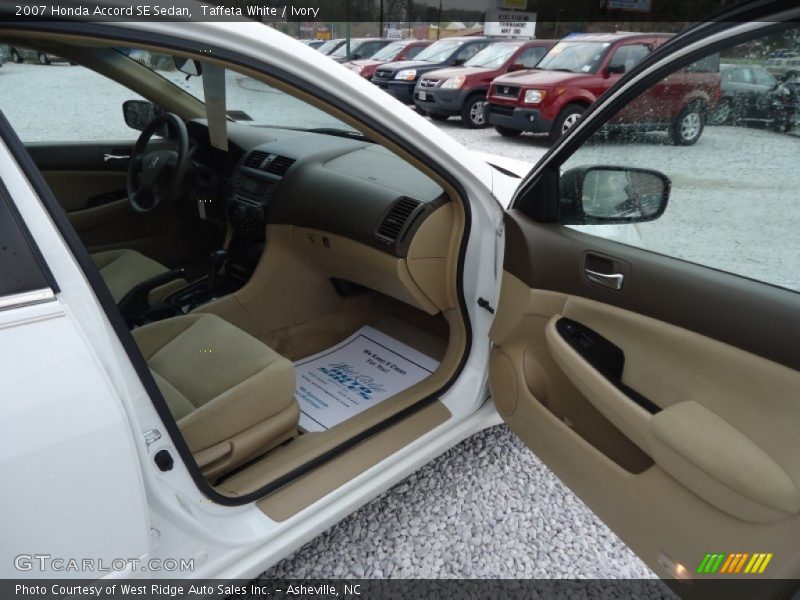 Taffeta White / Ivory 2007 Honda Accord SE Sedan