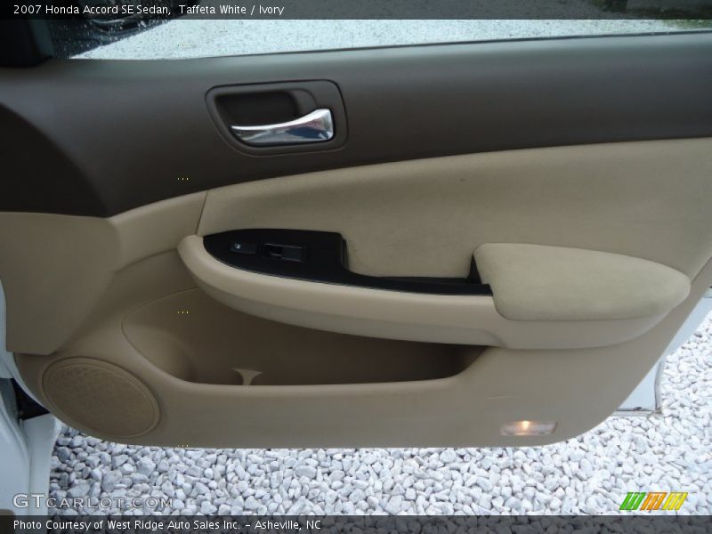 Taffeta White / Ivory 2007 Honda Accord SE Sedan