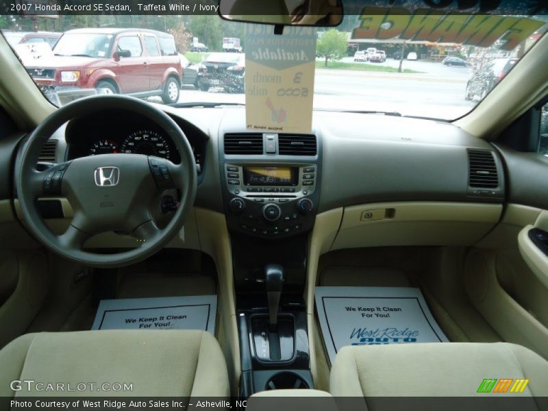 Taffeta White / Ivory 2007 Honda Accord SE Sedan