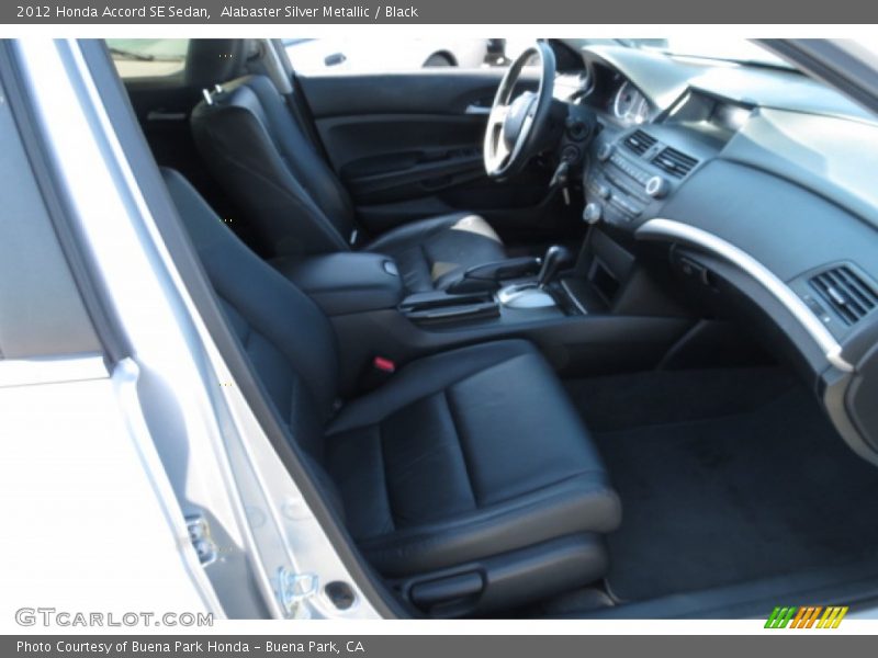 Alabaster Silver Metallic / Black 2012 Honda Accord SE Sedan