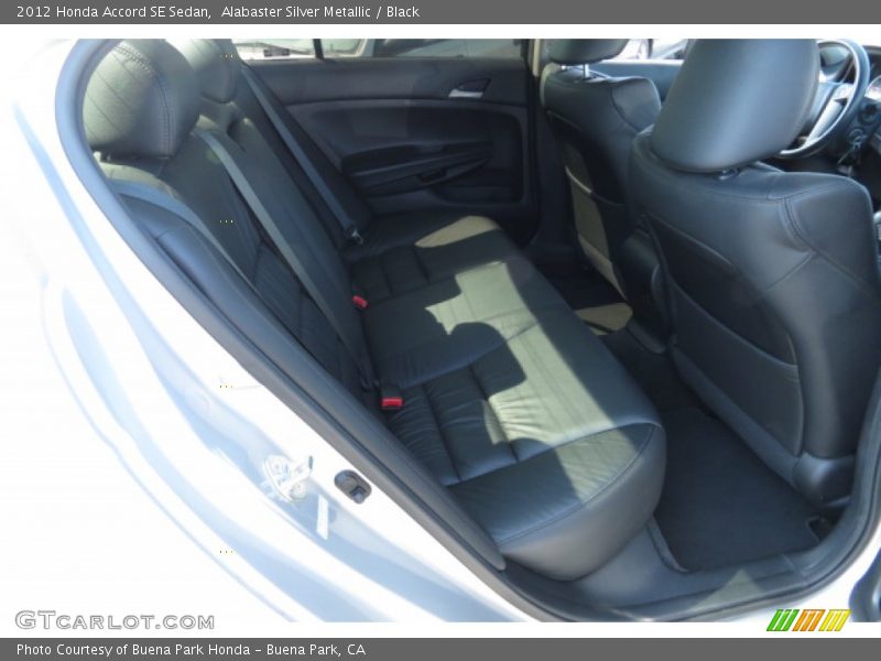 Alabaster Silver Metallic / Black 2012 Honda Accord SE Sedan