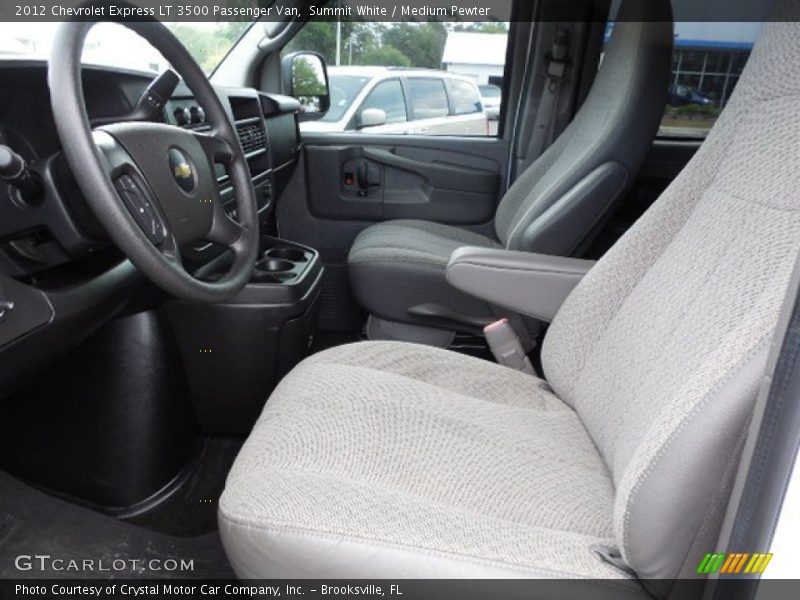 Summit White / Medium Pewter 2012 Chevrolet Express LT 3500 Passenger Van