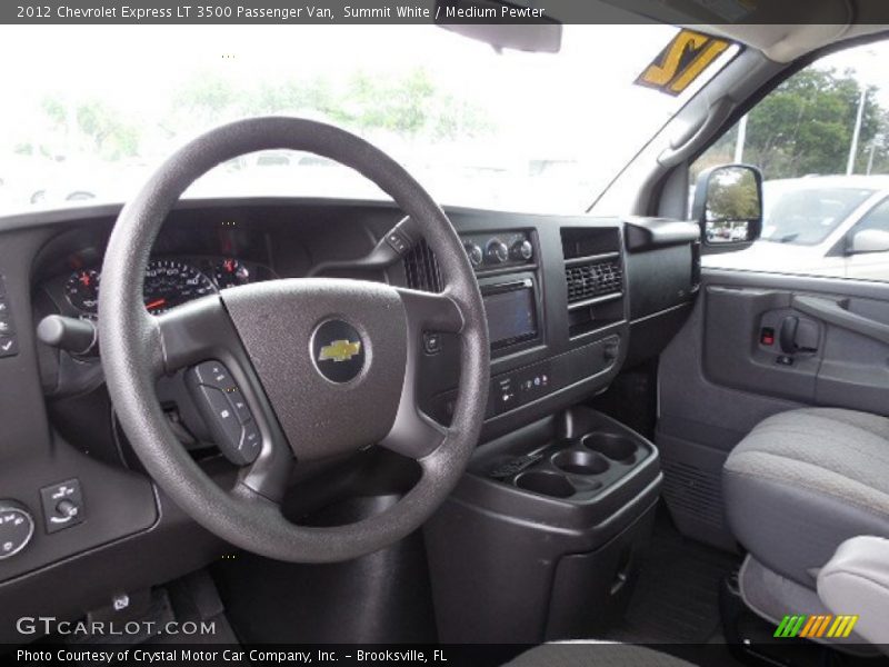 Summit White / Medium Pewter 2012 Chevrolet Express LT 3500 Passenger Van