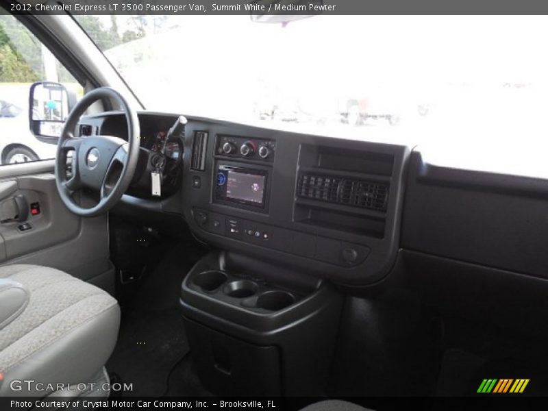 Summit White / Medium Pewter 2012 Chevrolet Express LT 3500 Passenger Van