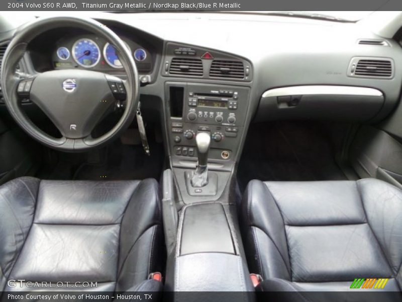Titanium Gray Metallic / Nordkap Black/Blue R Metallic 2004 Volvo S60 R AWD