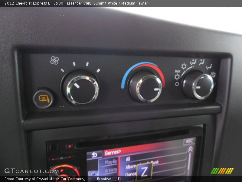 Summit White / Medium Pewter 2012 Chevrolet Express LT 3500 Passenger Van