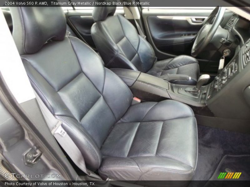 Titanium Gray Metallic / Nordkap Black/Blue R Metallic 2004 Volvo S60 R AWD