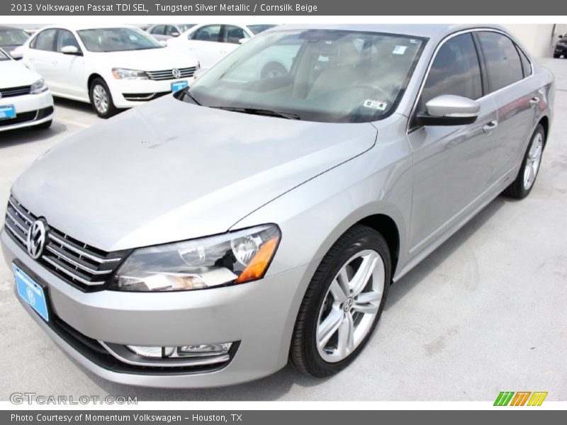 Tungsten Silver Metallic / Cornsilk Beige 2013 Volkswagen Passat TDI SEL