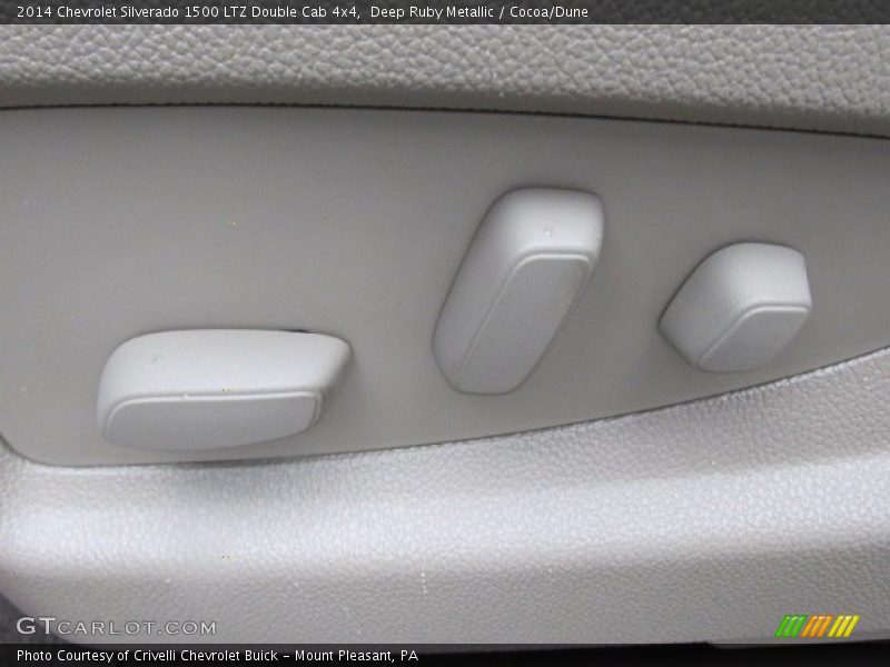 Deep Ruby Metallic / Cocoa/Dune 2014 Chevrolet Silverado 1500 LTZ Double Cab 4x4