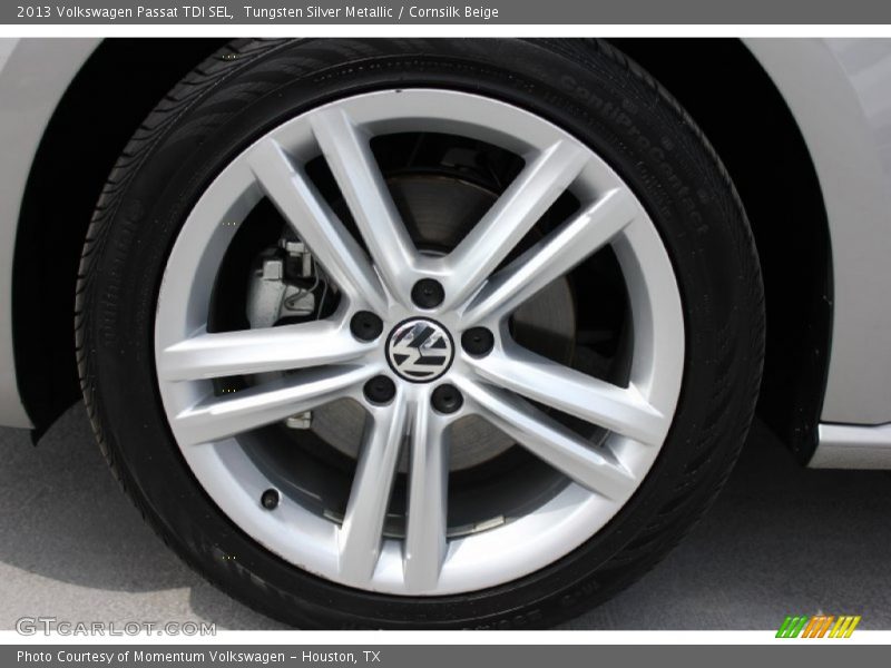 Tungsten Silver Metallic / Cornsilk Beige 2013 Volkswagen Passat TDI SEL