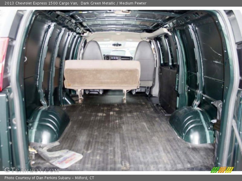 Dark Green Metallic / Medium Pewter 2013 Chevrolet Express 1500 Cargo Van