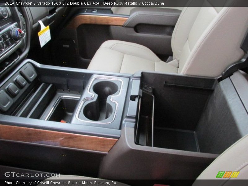 Deep Ruby Metallic / Cocoa/Dune 2014 Chevrolet Silverado 1500 LTZ Double Cab 4x4