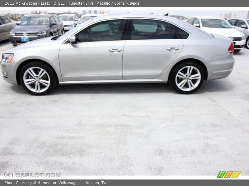 Tungsten Silver Metallic / Cornsilk Beige 2013 Volkswagen Passat TDI SEL