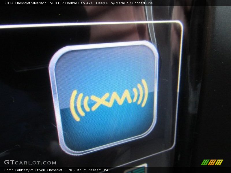 Deep Ruby Metallic / Cocoa/Dune 2014 Chevrolet Silverado 1500 LTZ Double Cab 4x4