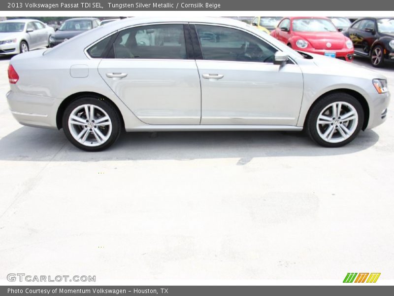 Tungsten Silver Metallic / Cornsilk Beige 2013 Volkswagen Passat TDI SEL