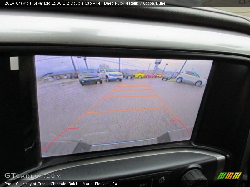 Deep Ruby Metallic / Cocoa/Dune 2014 Chevrolet Silverado 1500 LTZ Double Cab 4x4