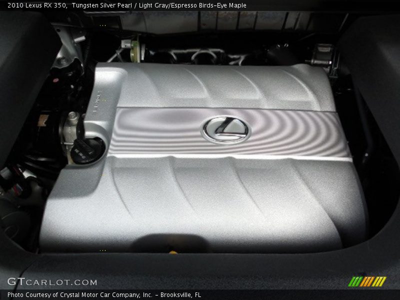 Tungsten Silver Pearl / Light Gray/Espresso Birds-Eye Maple 2010 Lexus RX 350