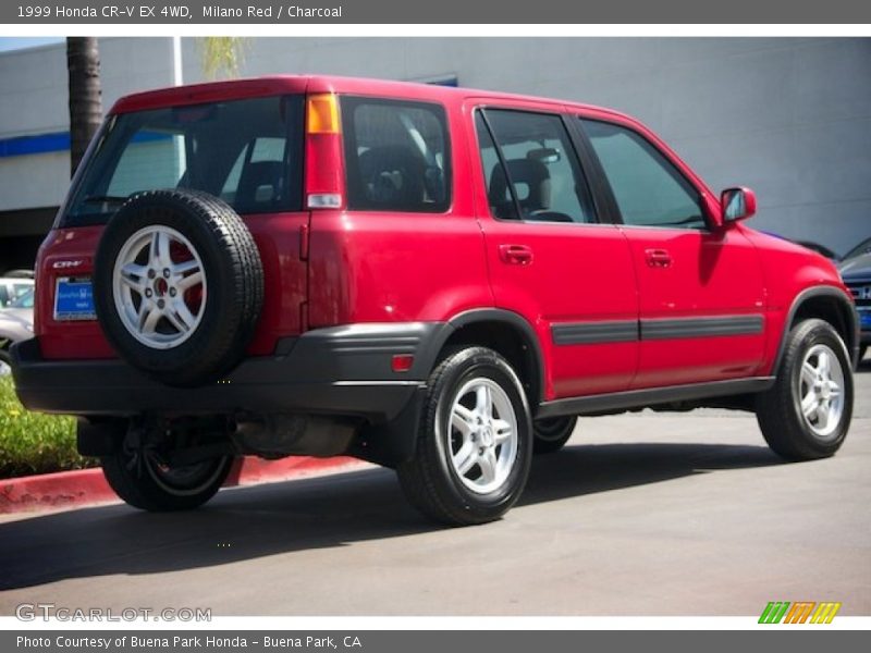 Milano Red / Charcoal 1999 Honda CR-V EX 4WD