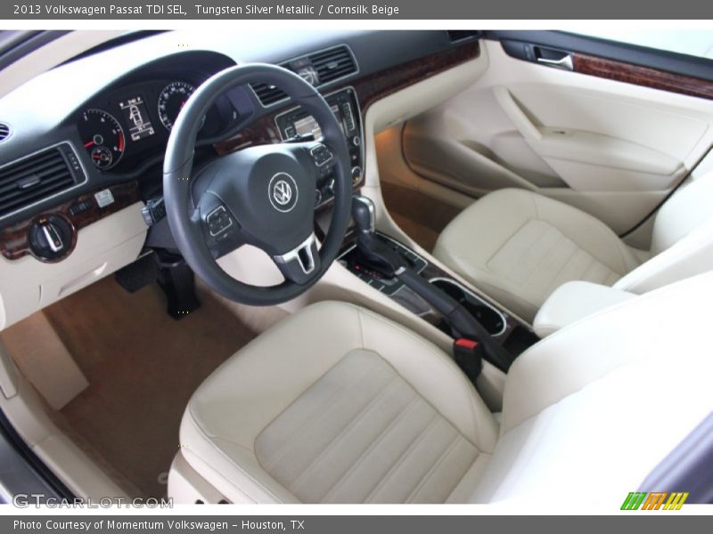 Tungsten Silver Metallic / Cornsilk Beige 2013 Volkswagen Passat TDI SEL