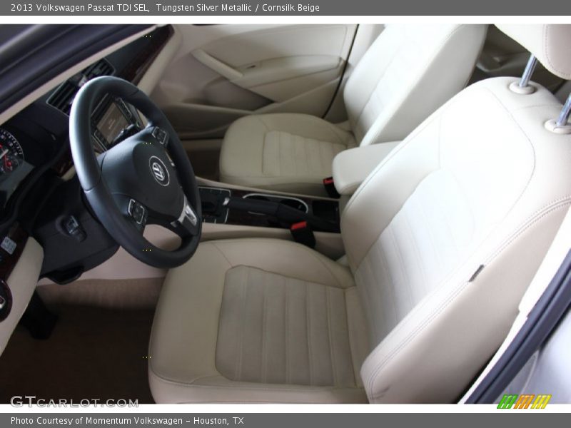 Tungsten Silver Metallic / Cornsilk Beige 2013 Volkswagen Passat TDI SEL