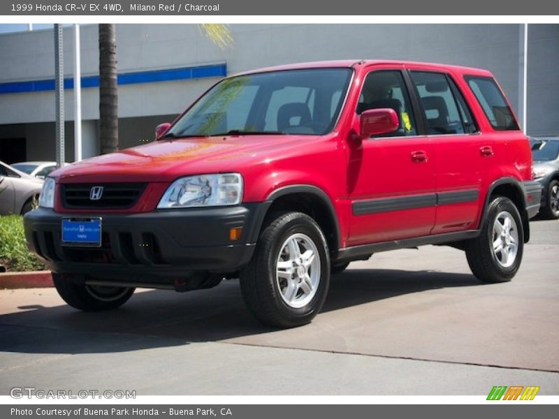 Milano Red / Charcoal 1999 Honda CR-V EX 4WD